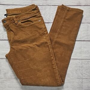 Patagonia Sz 31 Women's Golden Brown Corduroy Skinny Pants